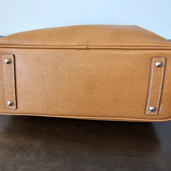 Dooney & Bourke Tan Leather Shoulder Bag - Picture 4 of 8